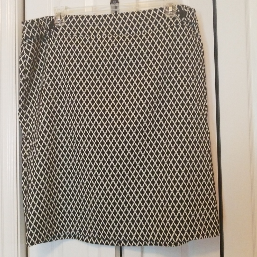 Black and white skirt